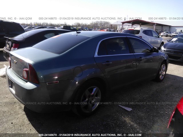 1G1ZG57BX9F134363 - 2009 CHEVROLET MALIBU LS Light Blue photo 4