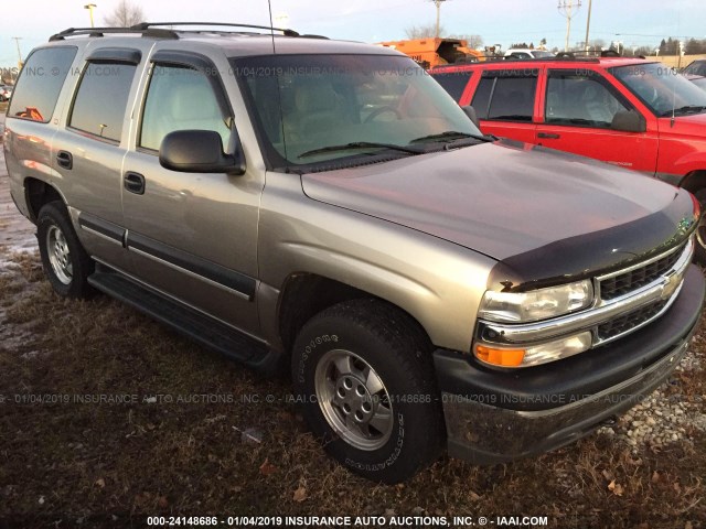 1GNEK13T21J194691 - 2001 CHEVROLET TAHOE GOLD photo 1