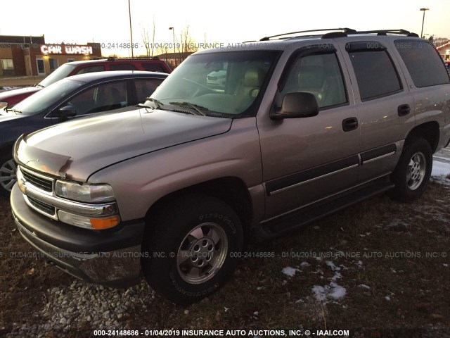 1GNEK13T21J194691 - 2001 CHEVROLET TAHOE GOLD photo 2