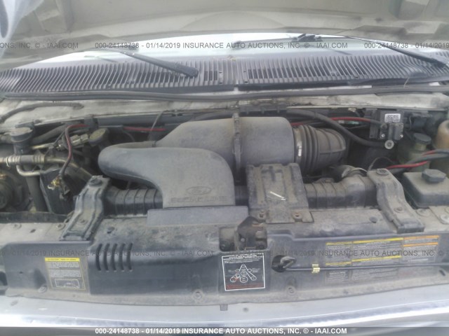 1FBJS31S9VHB20988 - 1997 FORD ECONOLINE E350 SUPER DUTY 绿色 照片 10