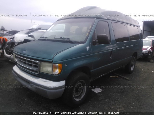 1FBJS31S9VHB20988 - 1997 FORD ECONOLINE E350 SUPER DUTY 绿色 照片 2