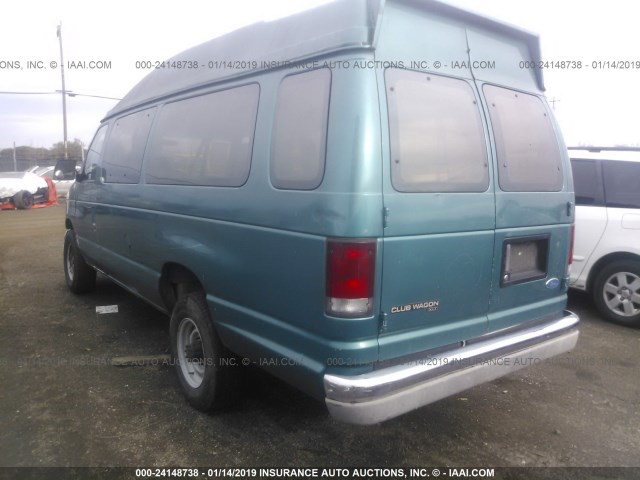 1FBJS31S9VHB20988 - 1997 FORD ECONOLINE E350 SUPER DUTY 绿色 照片 3