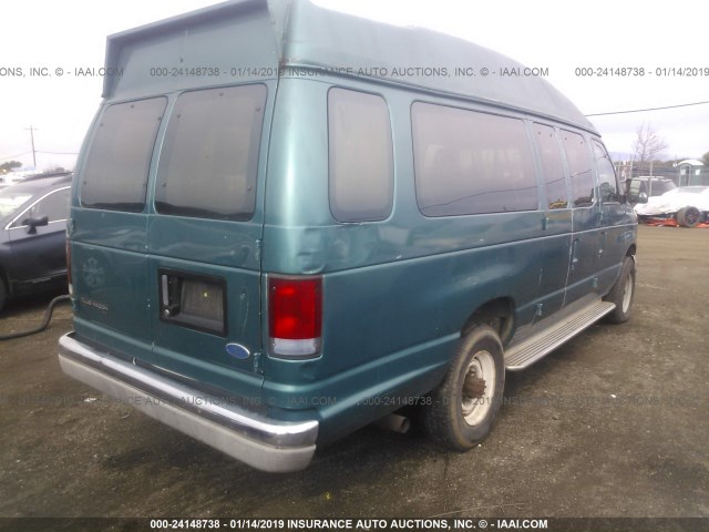 1FBJS31S9VHB20988 - 1997 FORD ECONOLINE E350 SUPER DUTY 绿色 照片 4