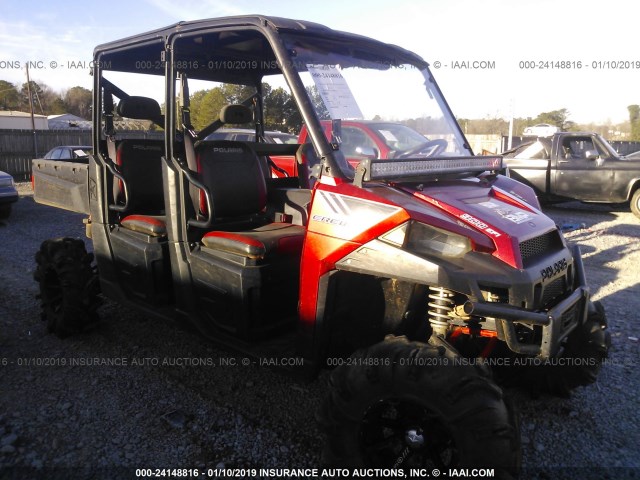 4XAWH9EA7EB186115 - 2014 POLARIS RANGER 900 CREW RED photo 1