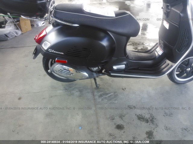 ZAPM459L6C5702961 - 2012 VESPA GTS 300 SUPER BLACK photo 8