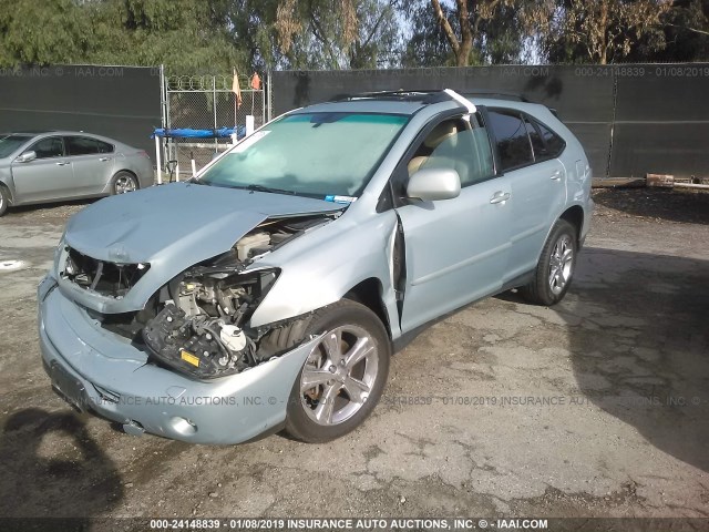 JTJHW31U760007831 - 2006 LEXUS RX 400 GRAY photo 2