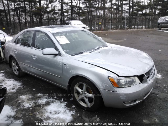 5NPEU46F97H262108 - 2007 HYUNDAI SONATA SE/LIMITED SILVER photo 1