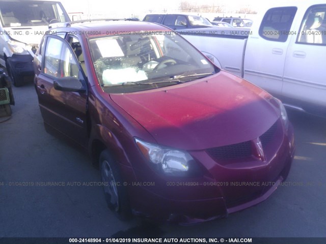 5Y2SL62863Z467512 - 2003 PONTIAC VIBE RED photo 1