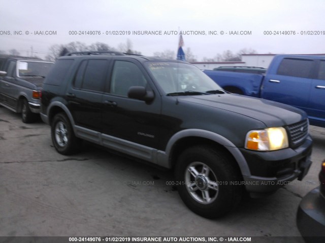 1FMZU73E32ZB55373 - 2002 FORD EXPLORER XLT GREEN photo 1