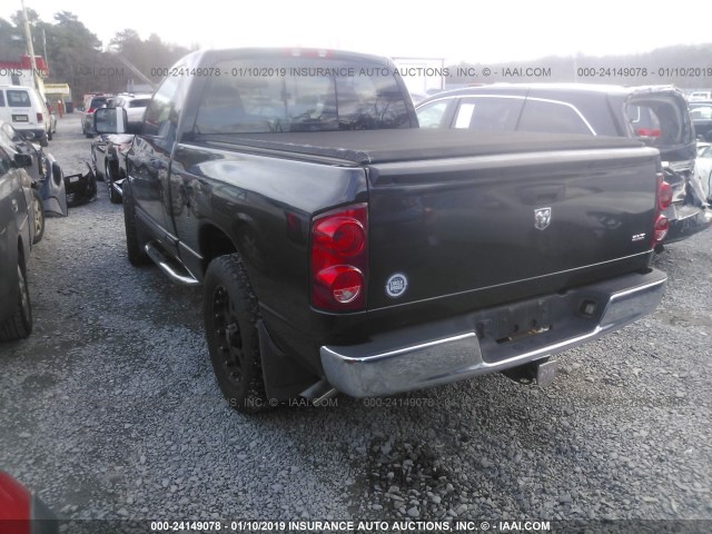 1D3HA16228J206058 - 2008 DODGE RAM 1500 ST/SLT BLACK photo 3