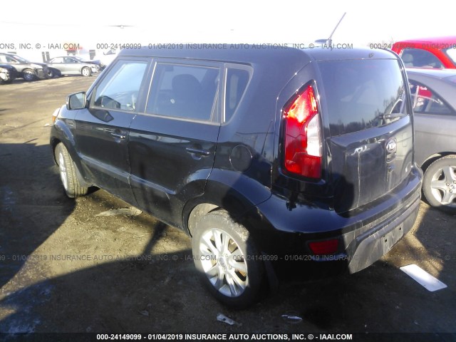 KNDJT2A66D7751840 - 2013 KIA SOUL +/!/SPORT BLACK photo 3