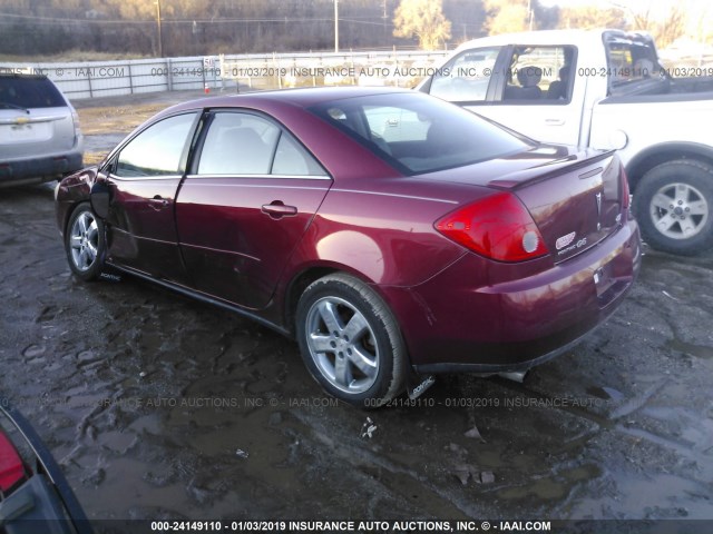 1G2ZH57N684274794 - 2008 PONTIAC G6 GT RED photo 3