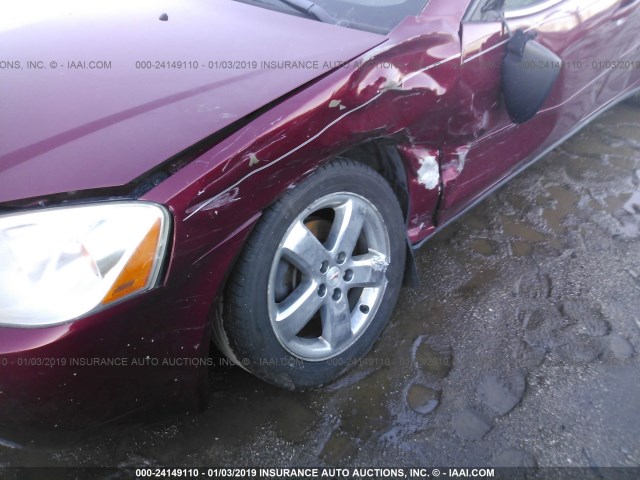 1G2ZH57N684274794 - 2008 PONTIAC G6 GT RED photo 6