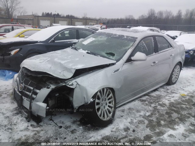 1G6DM5EG6A0143113 - 2010 CADILLAC CTS PERFORMANCE COLLECTION Серебристый фото 2