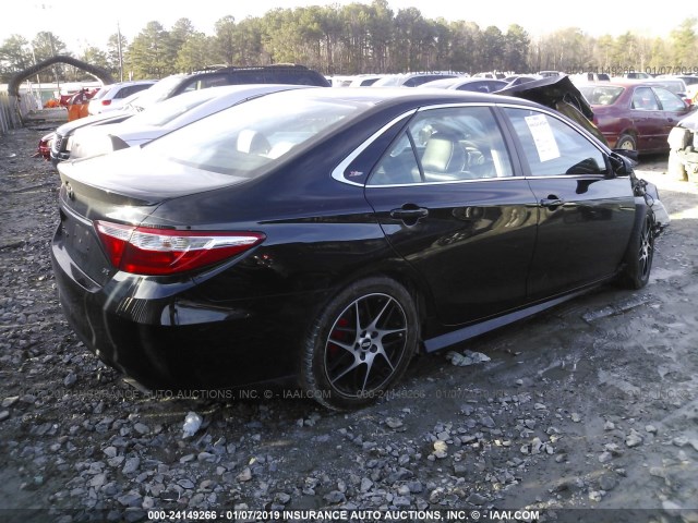 4T1BF1FK6GU228234 - 2016 TOYOTA CAMRY LE/XLE/SE/XSE 黑色 照片 4