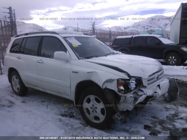 JTEEP21A570190081 - 2007 TOYOTA HIGHLANDER SPORT/LIMITED WHITE photo 1