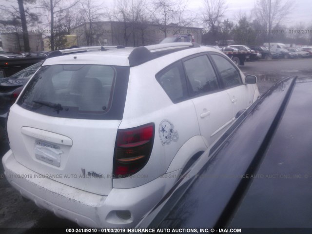 5Y2SL67896Z418088 - 2006 PONTIAC VIBE WHITE photo 4