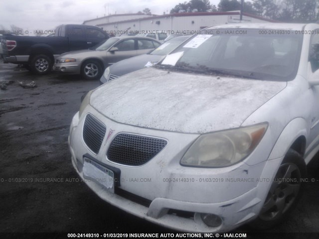 5Y2SL67896Z418088 - 2006 PONTIAC VIBE WHITE photo 6