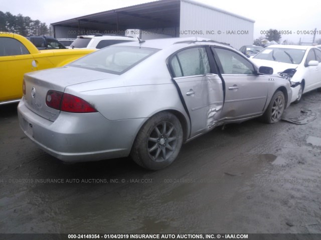 1G4HD572X6U246417 - 2006 BUICK LUCERNE CXL SILVER photo 4