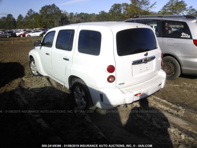 3GNDA23DX7S613276 - 2007 CHEVROLET HHR LT WHITE photo 3