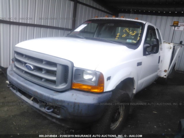 1FDSX35L31EB15667 - 2001 FORD F350 SRW SUPER DUTY WHITE photo 2