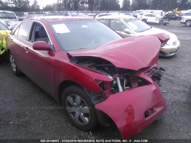 4T4BE46K78R041659 - 2008 TOYOTA CAMRY CE/LE/XLE/SE RED photo 1