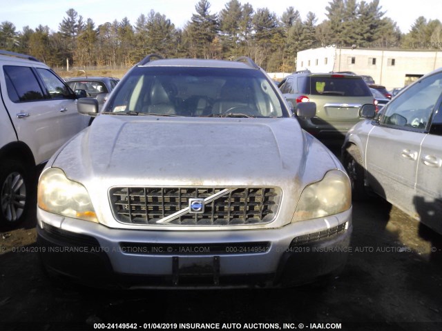 YV1CZ59H341083295 - 2004 VOLVO XC90 SILVER photo 6