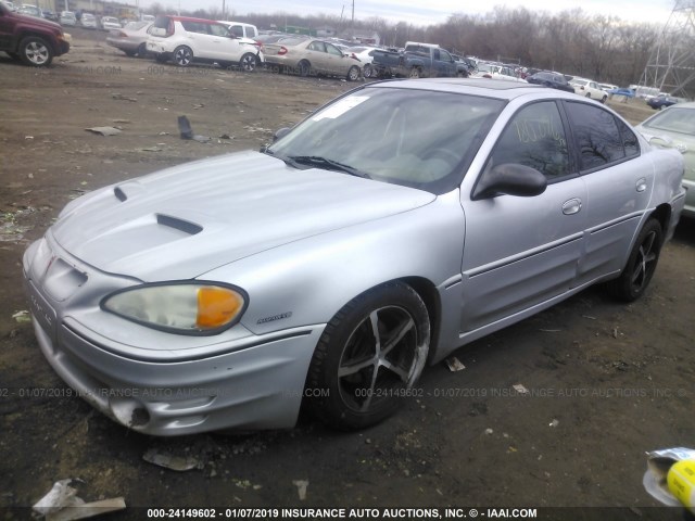 1G2NW52E93C294063 - 2003 PONTIAC GRAND AM GT SILVER photo 2