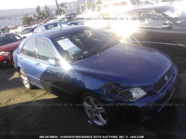 JTHBD192320055695 - 2002 LEXUS IS 300 BLUE photo 1