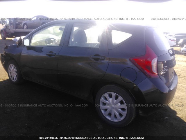 3N1CE2CP2FL390889 - 2015 NISSAN VERSA NOTE S/S PLUS/SV/SL/SR BLACK photo 3