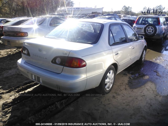 1NXBR12E92Z653611 - 2002 TOYOTA COROLLA CE/LE/S TAN photo 4