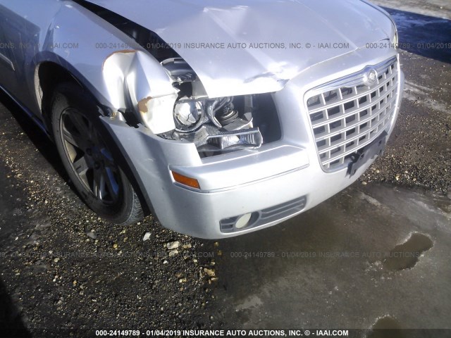 2C3KA53G46H474697 - 2006 CHRYSLER 300 TOURING SILVER photo 6