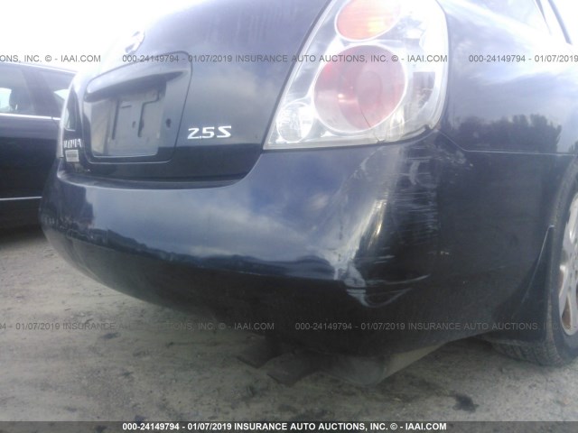 1N4AL11D04C178102 - 2004 NISSAN ALTIMA S/SL BLACK photo 6