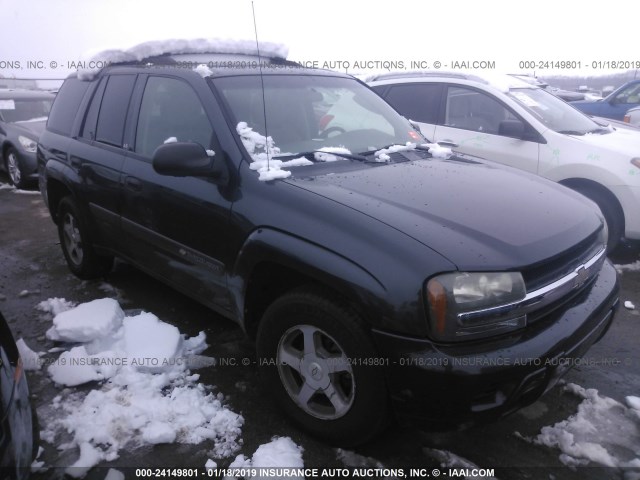 1GNDT13S842289707 - 2004 CHEVROLET TRAILBLAZER LS/LT GRAY photo 1