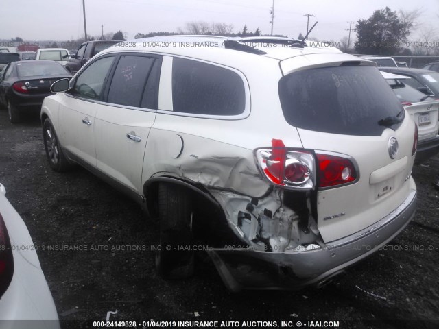 5GALVCED0AJ123192 - 2010 BUICK ENCLAVE CXL 白色 照片 3