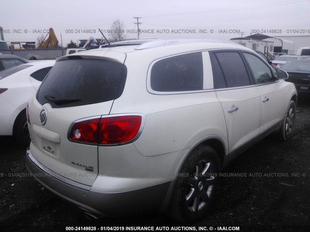 5GALVCED0AJ123192 - 2010 BUICK ENCLAVE CXL 白色 照片 4