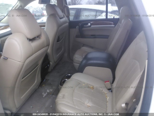 5GALVCED0AJ123192 - 2010 BUICK ENCLAVE CXL 白色 照片 8