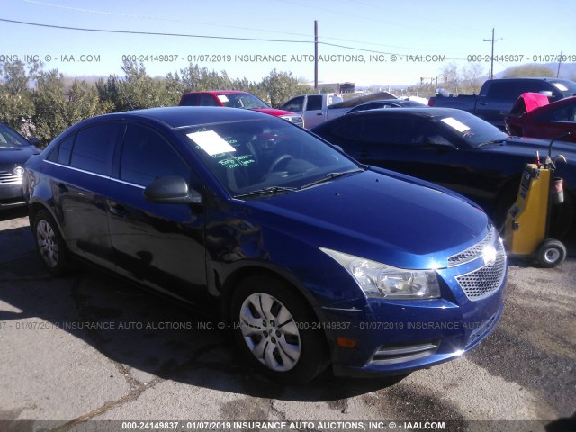 1G1PC5SH8C7141649 - 2012 CHEVROLET CRUZE LS BLUE photo 1