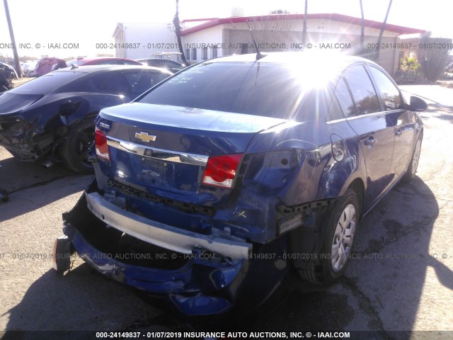 1G1PC5SH8C7141649 - 2012 CHEVROLET CRUZE LS BLUE photo 6