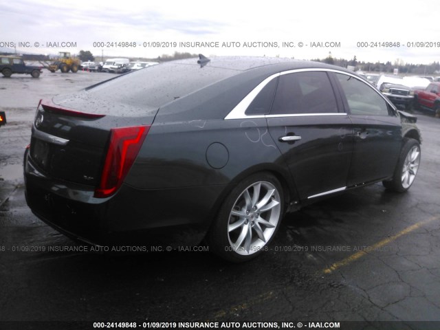 2G61V5S89E9182383 - 2014 CADILLAC XTS VSPORT PREMIUM GRAY photo 4