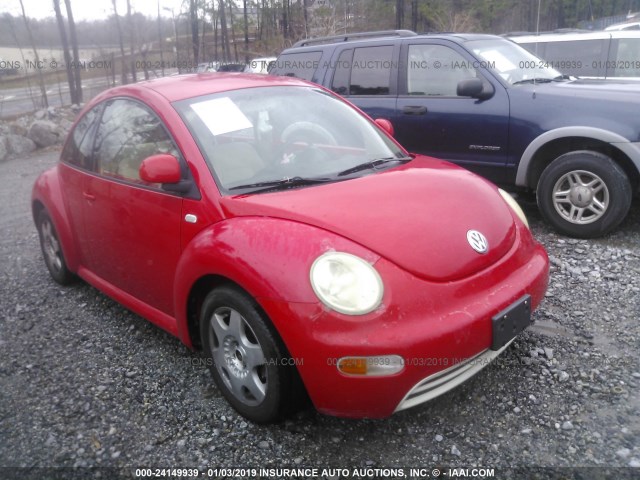 3VWBC21C3XM418092 - 1999 VOLKSWAGEN NEW BEETLE GL RED photo 1