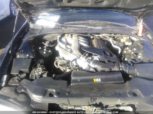1LNHM86S74Y613329 - 2004 LINCOLN LS BLACK photo 10