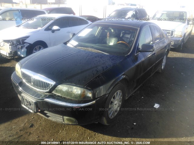 1LNHM86S74Y613329 - 2004 LINCOLN LS BLACK photo 2