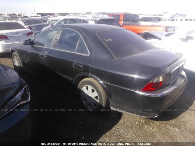 1LNHM86S74Y613329 - 2004 LINCOLN LS BLACK photo 3