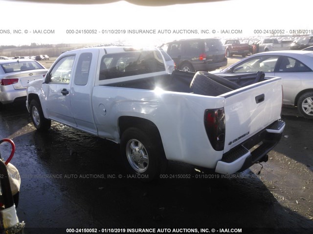 1GCCS299288192197 - 2008 CHEVROLET COLORADO LS WHITE photo 3