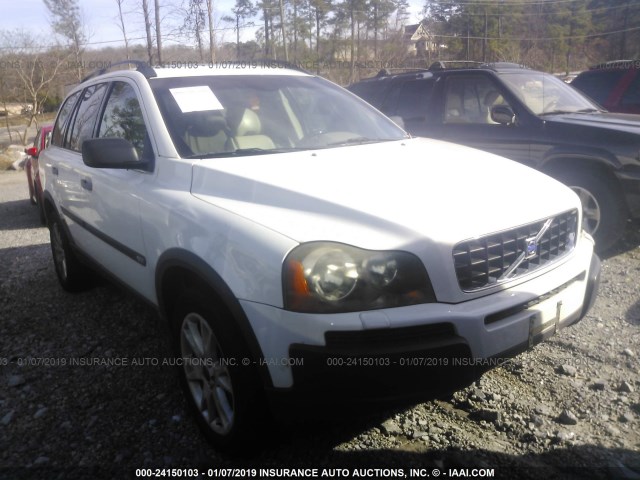 YV1CM91H141076430 - 2004 VOLVO XC90 T6 WHITE photo 1