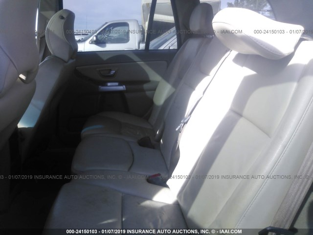 YV1CM91H141076430 - 2004 VOLVO XC90 T6 WHITE photo 8