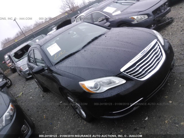 1C3CCBABXDN698808 - 2013 CHRYSLER 200 LX BLACK photo 1