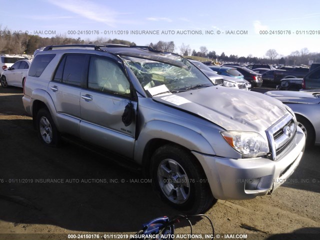 JTEBU14RX70115920 - 2007 TOYOTA 4RUNNER SR5/SPORT SILVER photo 1