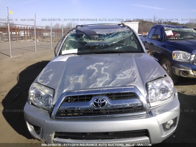 JTEBU14RX70115920 - 2007 TOYOTA 4RUNNER SR5/SPORT SILVER photo 6